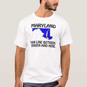 Camiseta Maryland - Línea delgada entre el cielo y aquí