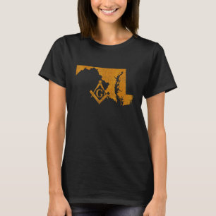 Camiseta Maryland Masons Grand Lodge Af&am Mdmason
