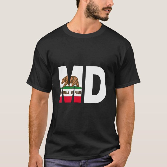 Camiseta Maryland MD Cities y St. (Anverso)