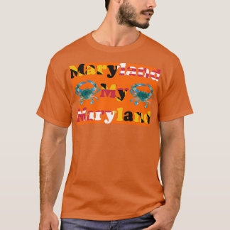 Camiseta Maryland My Maryland con cangrejos azules