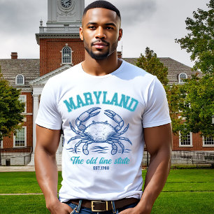 Camiseta Maryland Old Line State Crab Graphic