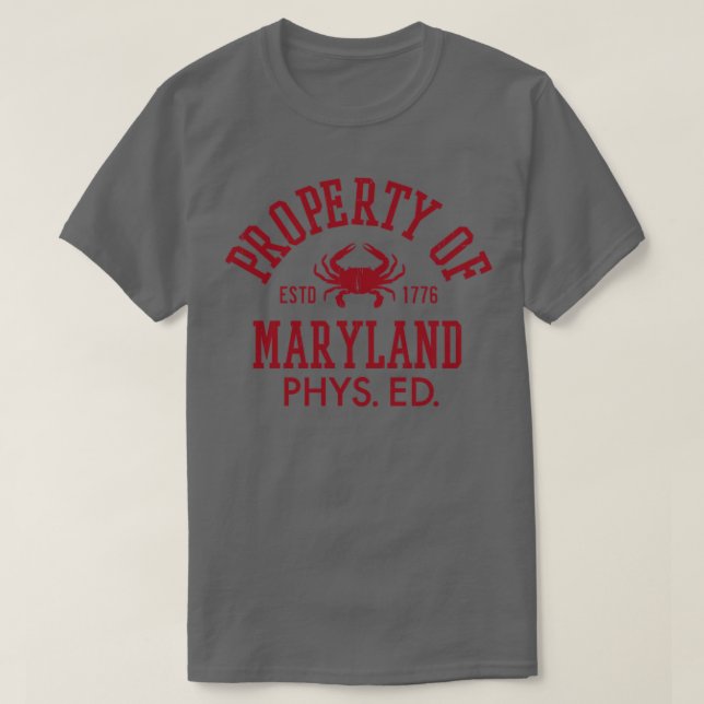 CAMISETA MARYLAND PHYS (Diseño del anverso)