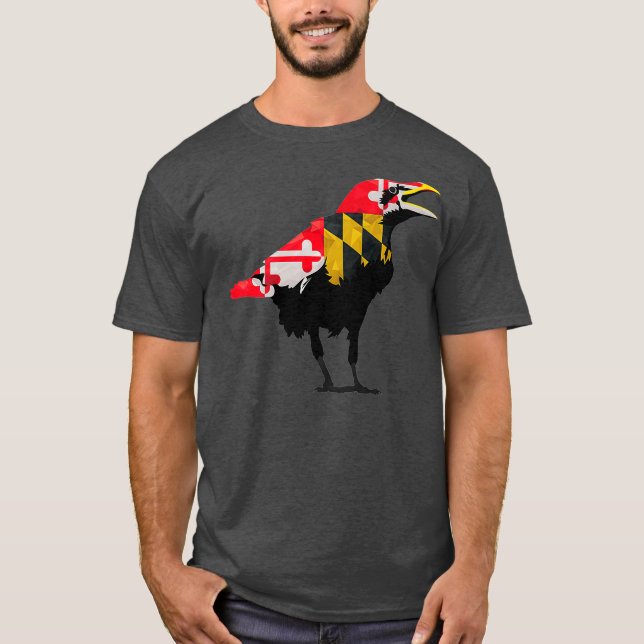 Camiseta Maryland Raven Bandera del Orgullo del Estado Prem (Anverso)