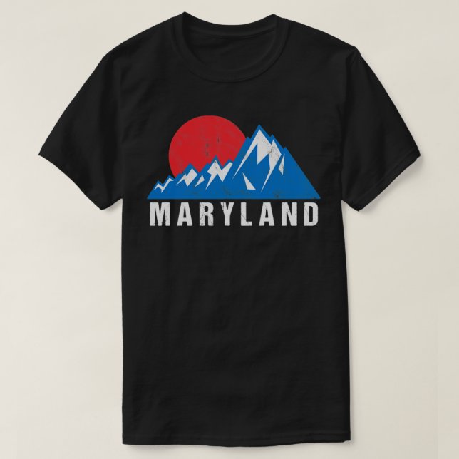 Camiseta Maryland retro vintage2 (Diseño del anverso)