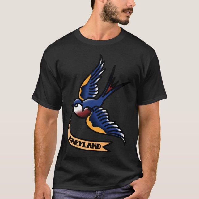 Camiseta Maryland Sobredimensionado 8 (Anverso)
