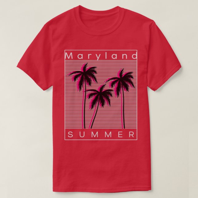 Camiseta Maryland Summer (Diseño del anverso)