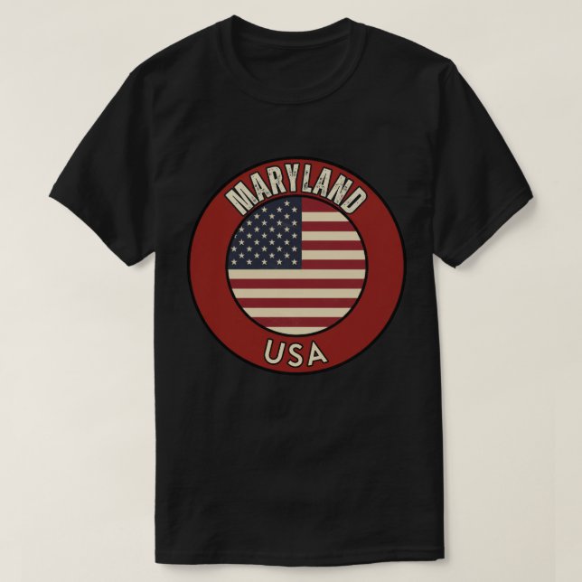 Camiseta Maryland United States of America (Diseño del anverso)