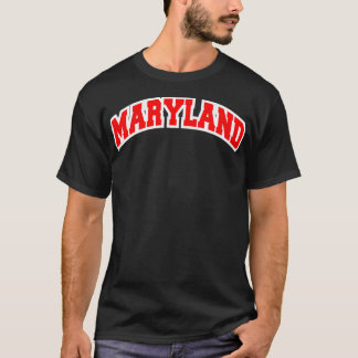 Camiseta Maryland Varsity Style Vintage 