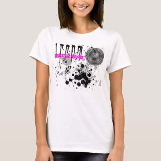 Camiseta Maryz Eyez: Señoras quebradas LongTank del altavoz