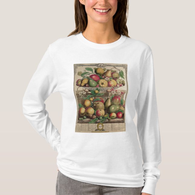 Camiseta Marzo, a partir de 'doce meses de las frutas (Anverso)