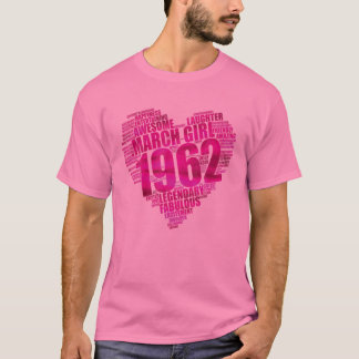 Camiseta MARZO CHICA 1962 Fabuloso Gran Corazón 60 Bi