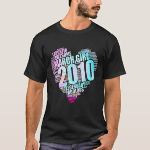 Camiseta MARZO CHICA 2010 Fabuloso Gran Corazón 12 Bi