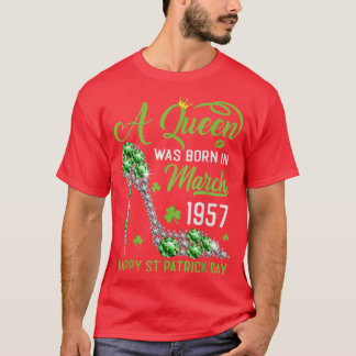 Camiseta Marzo de 1957 66º cumpleaños Feliz Día de San Patr