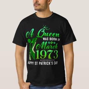 Camiseta Marzo de 1973 50 cumpleaños feliz Día de San Patri
