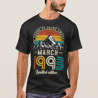 Camiseta Marzo de 1993 de 30 años