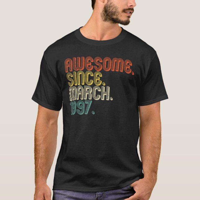 Camiseta Marzo de 1997: 25 años (Anverso)