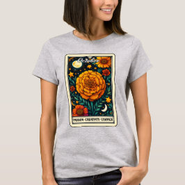 Camiseta Marzo de Nacimiento Flor Marigold T-Shirt