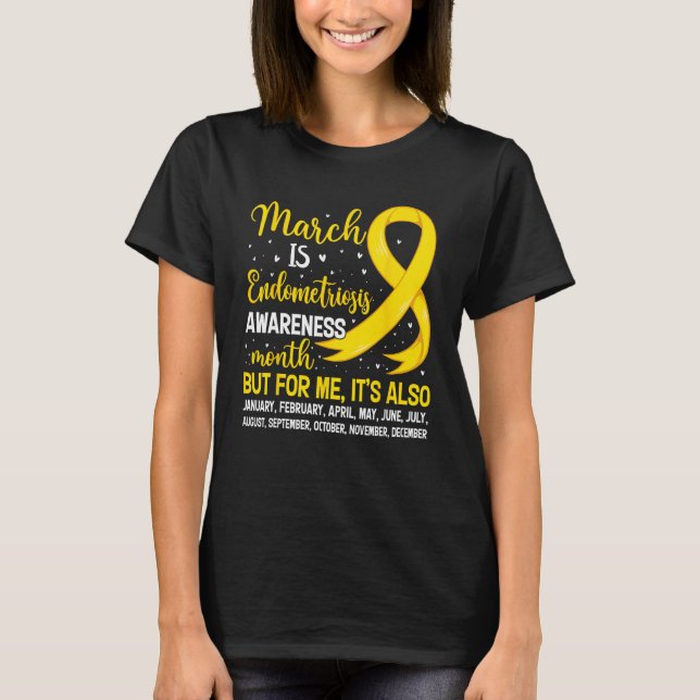 Camiseta Marzo es el mes de la toma de conciencia sobre la  (Anverso)