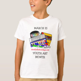 Camiseta Marzo es el mes del arte juvenil