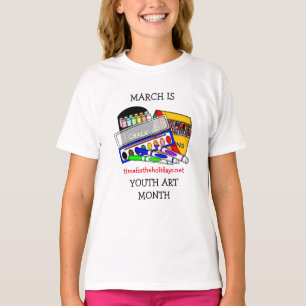 Camiseta Marzo es el mes del arte juvenil
