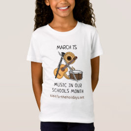 Camiseta Marzo es música en nuestros colegios