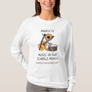 Camiseta Marzo es música en nuestros colegios