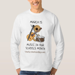 Camiseta Marzo es música en nuestros colegios