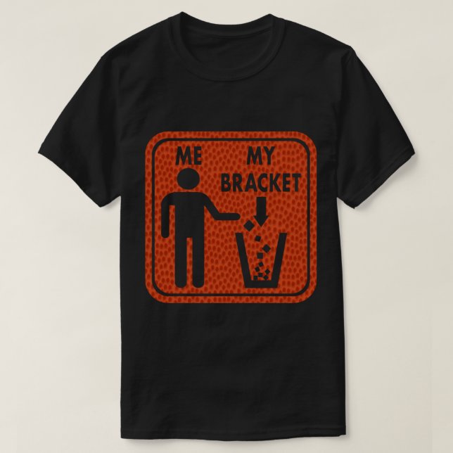 Camiseta Marzo Locura Corchete Desgastado (Diseño del anverso)
