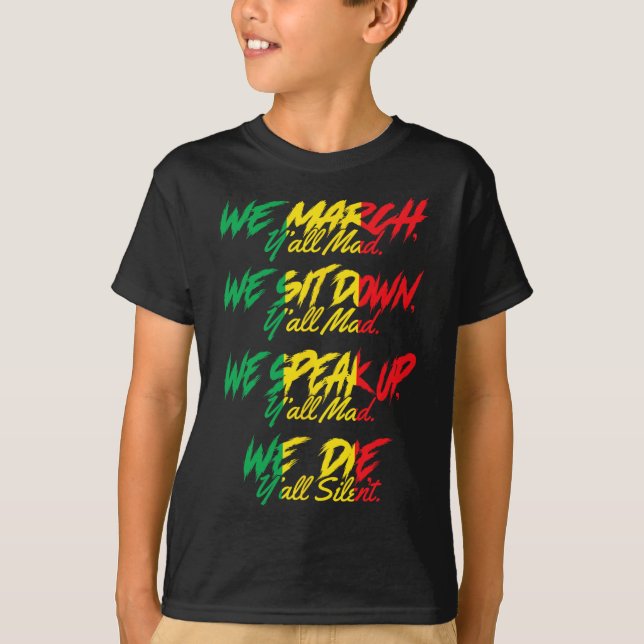 Camiseta Marzo Orgullo Negro Africano Junetéreo (Anverso)