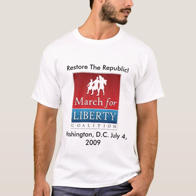 Camiseta Marzo para la libertad (Anverso)