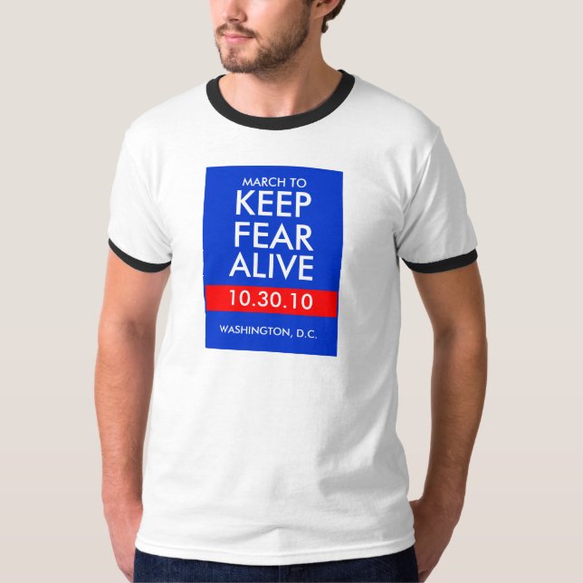 CAMISETA MARZO PARA MANTENER MIEDO VIVO (Anverso)
