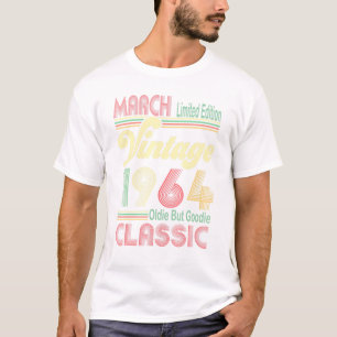 Camiseta Marzo retro 1964 Vieja pero Goodie 57 Bir