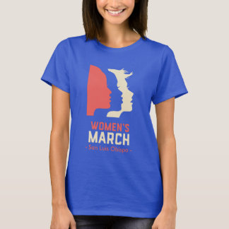 Camiseta Marzo SLO - logotipo nacional de las mujeres