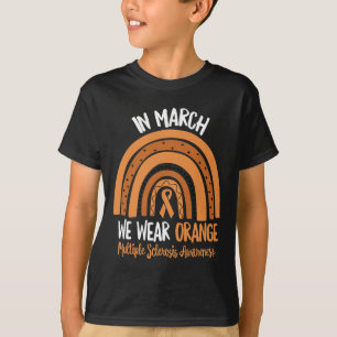 Camiseta Marzo Usamos Conciencia Naranja De Esclerosis Múlt