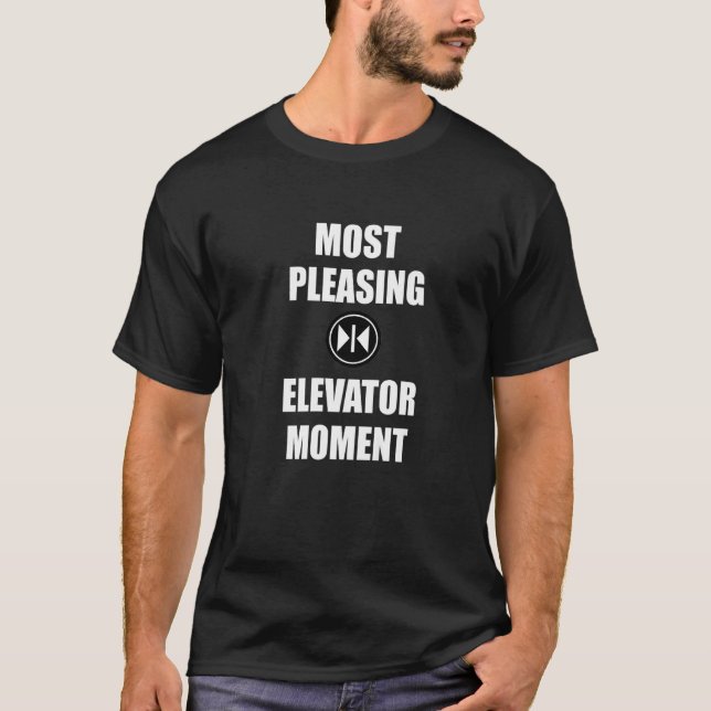 Camiseta Más Agradable Técnico De Ascensor Momento Levantam (Anverso)
