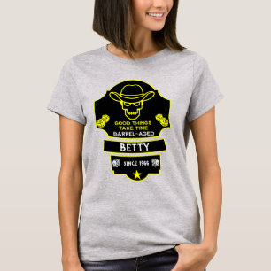 Camiseta Más allá de la colina envejeciendo
