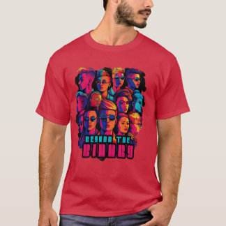 Camiseta Más allá de la impresión de arte binario potente e