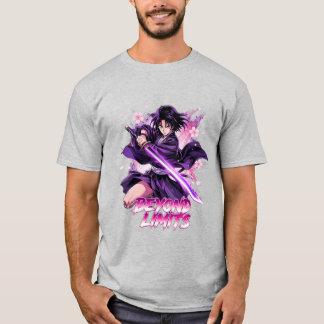 Camiseta Más allá de los límites: Guerrera Katana al Estilo