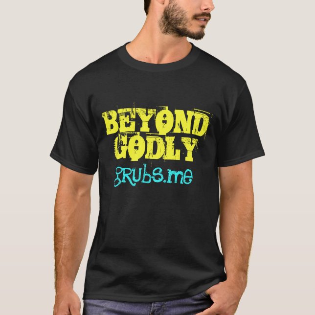 CAMISETA MÁS ALLÁ DE SANTO (Anverso)