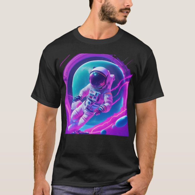 Camiseta Más allá del Cosmos- Espacio (Anverso)