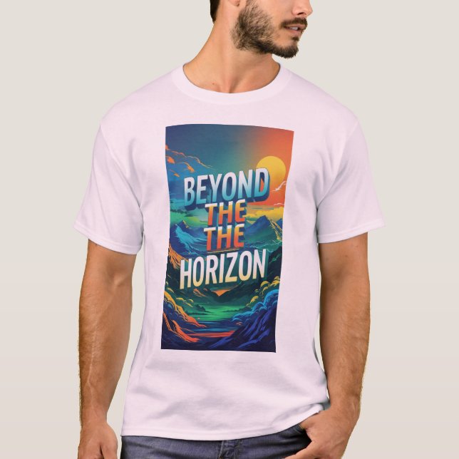 Camiseta Más allá del horizonte (Anverso)