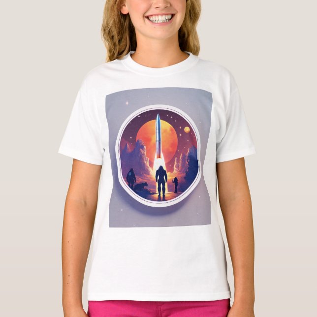 Camiseta Más allá del horizonte: "El viaje del descubrimien (Anverso)