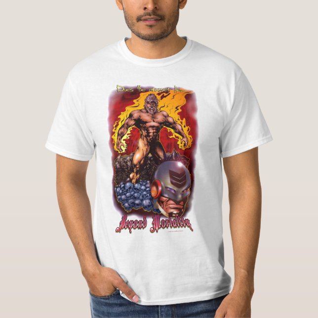 Camiseta ¡Más allá del valor T de la mortalidad! (Anverso)