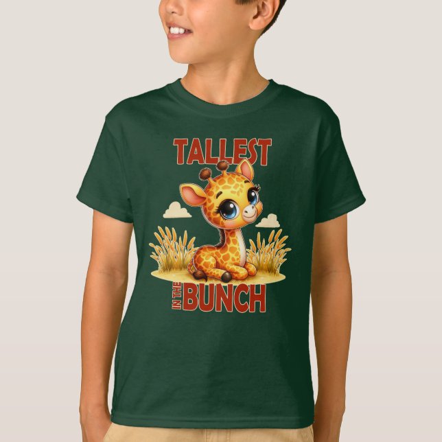 Camiseta Más alto en el juego de palabras de Bunch personal (Anverso)
