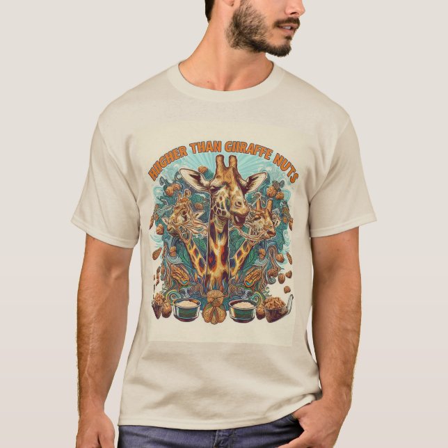 Camiseta Más alto que nueces de jirafa (Anverso)