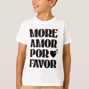 Camiseta Más Amor Por Favor Retro Amor Estético San Valentí