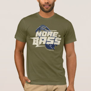 Camiseta Más audífonos de audio Bass Music
