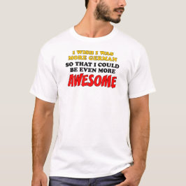 Camiseta Más austero alemán