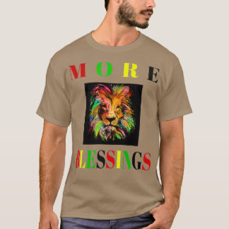 Camiseta Más bendiciones Cabeza de León Premium