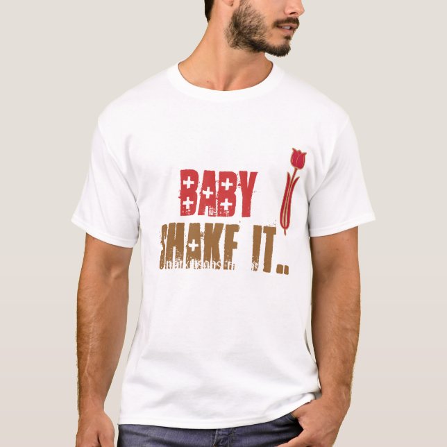 CAMISETA MÁS BIEN, BABY, MÁS BIEN. (Anverso)